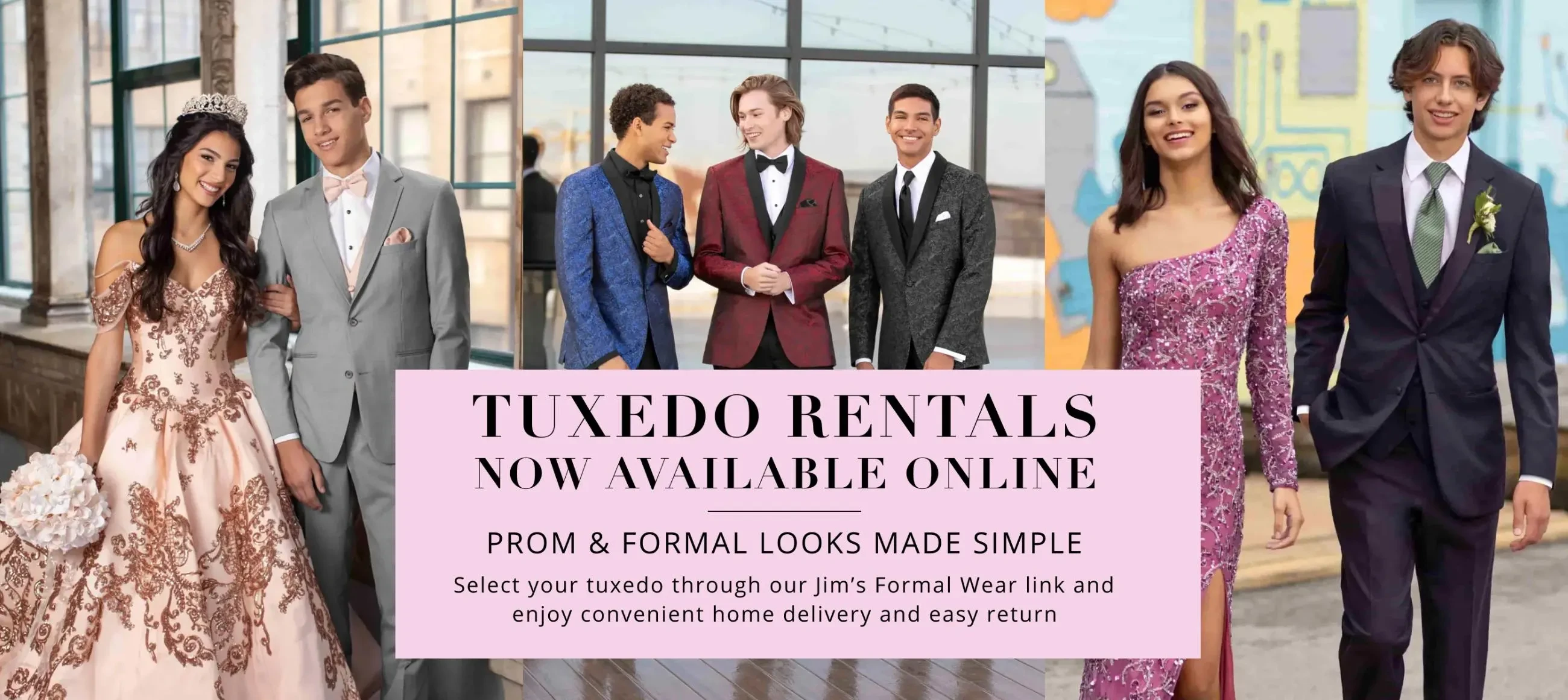 tuxedo rentals banner
